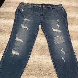 Plus size skinny jeans
